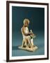 Egypt, Thebes, Writing Man, Circa 520-480 B.C., Terracotta-null-Framed Premium Giclee Print