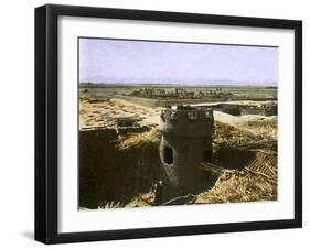 Egypt -Thebes-English Photographer-Framed Giclee Print