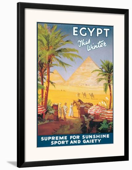 Egypt This Winter-null-Framed Art Print