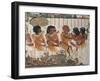 Egypt, Tomb of Amon Khopechef, Son of Ramses II Prince Holding Flabellum-null-Framed Giclee Print