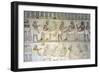Egypt, Tomb of Army Commander Amenemheb Meh, Mural Painting Depicting Votive Offerings-null-Framed Giclee Print