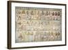 Egypt, Tomb of Army Commander Amenemheb Meh, Mural Painting Depicting Votive Offerings-null-Framed Giclee Print