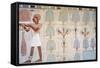 Egypt, Tomb of Army Commander Amenemheb Meh, Mural Painting Representing Garden-null-Framed Stretched Canvas