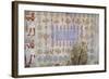 Egypt, Tomb of Army Commander Amenemheb Meh, Mural Painting Representing Garden-null-Framed Giclee Print