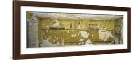 Egypt, Tomb of Ay, Burial Chamber, Western Wall, Mural Paintings, Illustrated Amduat-null-Framed Giclee Print