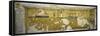 Egypt, Tomb of Ay, Burial Chamber, Western Wall, Mural Paintings, Illustrated Amduat-null-Framed Stretched Canvas