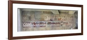 Egypt, Tomb of City Governor and Vizier Ramose, Hypostyle Hall, Mural Paintings-null-Framed Giclee Print