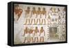 Egypt, Tomb of City Governor and Vizier Rekhmire, Burial Chamber, Mural Paintings, Craftsmen-null-Framed Stretched Canvas