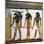 Egypt, Tomb of Nefertari, Mural Painting from Illustrated Book of the Dead, Chapter 144-null-Mounted Giclee Print