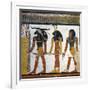 Egypt, Tomb of Nefertari, Mural Painting from Illustrated Book of the Dead, Chapter 144-null-Framed Giclee Print