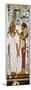 Egypt, Tomb of Nefertari, Mural Painting of Goddess Isis and Queen on Pillar in Burial Chamber-null-Mounted Giclee Print