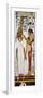 Egypt, Tomb of Nefertari, Mural Painting of Goddess Isis and Queen on Pillar in Burial Chamber-null-Framed Giclee Print