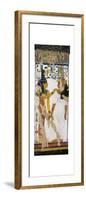 Egypt, Tomb of Nefertari, Mural Painting of Isis and Queen on Pillar in Burial Chamber-null-Framed Giclee Print