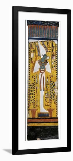 Egypt, Tomb of Nefertari, Mural Painting of Osiris in Burial Chamber from 19th Dynasty-null-Framed Giclee Print
