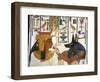 Egypt, Tomb of Nefertari, Mural Painting of Queen before God Anubis in Burial Chamber-null-Framed Giclee Print