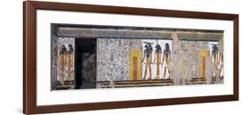 Egypt, Tomb of Nefertari, Mural Paintings from Illustrated Book of the Dead, in Burial Chamber-null-Framed Giclee Print