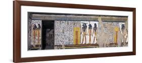 Egypt, Tomb of Nefertari, Mural Paintings from Illustrated Book of the Dead, in Burial Chamber-null-Framed Giclee Print