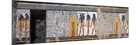 Egypt, Tomb of Nefertari, Mural Paintings from Illustrated Book of the Dead, in Burial Chamber-null-Mounted Giclee Print