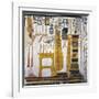 Egypt, Tomb of Nefertari, Mural Paintings, Queen before God Ptah and Osiris Form 'Djed' Pillar-null-Framed Giclee Print