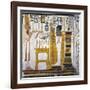 Egypt, Tomb of Nefertari, Mural Paintings, Queen before God Ptah and Osiris Form 'Djed' Pillar-null-Framed Giclee Print