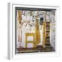Egypt, Tomb of Nefertari, Mural Paintings, Queen before God Ptah and Osiris Form 'Djed' Pillar-null-Framed Giclee Print