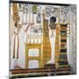 Egypt, Tomb of Nefertari, Mural Paintings, Queen before God Ptah and Osiris Form 'Djed' Pillar-null-Mounted Giclee Print