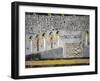 Egypt, Tomb of Ramses I, Mural Painting from Illustrated Book of Gates in Burial Chamber-null-Framed Giclee Print