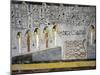 Egypt, Tomb of Ramses I, Mural Painting from Illustrated Book of Gates in Burial Chamber-null-Mounted Giclee Print