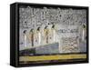 Egypt, Tomb of Ramses I, Mural Painting from Illustrated Book of Gates in Burial Chamber-null-Framed Stretched Canvas