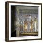 Egypt, Tomb of Ramses I, Mural Painting of Pharaoh and Ma'At Offering Wine to Nefertem-null-Framed Giclee Print