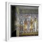 Egypt, Tomb of Ramses I, Mural Painting of Pharaoh and Ma'At Offering Wine to Nefertem-null-Framed Giclee Print