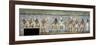 Egypt, Tomb of Ramses I, Mural Painting of Pharaoh Kneeling Between Harsiesis and Anubis-null-Framed Giclee Print
