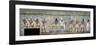 Egypt, Tomb of Ramses I, Mural Painting of Pharaoh Kneeling Between Harsiesis and Anubis-null-Framed Giclee Print