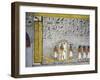 Egypt, Tomb of Ramses I, Mural Painting of Ra in Solar Bark in Burial Chamber from 19th Dynasty-null-Framed Giclee Print