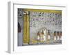 Egypt, Tomb of Ramses I, Mural Painting of Ra in Solar Bark in Burial Chamber from 19th Dynasty-null-Framed Giclee Print