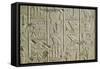 Egypt, Tomb of Ramses II, Relief of Hieroglyphics Illustrating Litany of Ra from 19th Dynasty-null-Framed Stretched Canvas