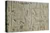 Egypt, Tomb of Ramses II, Relief of Hieroglyphics Illustrating Litany of Ra from 19th Dynasty-null-Stretched Canvas