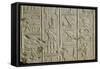 Egypt, Tomb of Ramses II, Relief of Hieroglyphics Illustrating Litany of Ra from 19th Dynasty-null-Framed Stretched Canvas