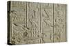 Egypt, Tomb of Ramses II, Relief of Hieroglyphics Illustrating Litany of Ra from 19th Dynasty-null-Stretched Canvas