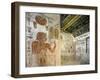 Egypt, Tomb of Ramses VI, Left Wall Mural Paintings in Burial Chamber from 20th Dynasty-null-Framed Giclee Print