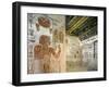 Egypt, Tomb of Ramses VI, Left Wall Mural Paintings in Burial Chamber from 20th Dynasty-null-Framed Giclee Print