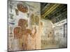 Egypt, Tomb of Ramses VI, Left Wall Mural Paintings in Burial Chamber from 20th Dynasty-null-Mounted Giclee Print