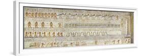 Egypt, Tomb of Ramses VI, Mural Painting from Illustrated Book of Gates and Book of Caverns-null-Framed Giclee Print