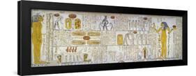 Egypt, Tomb of Ramses VI, Mural Painting from Illustrated Book of Gates and Book of Caverns-null-Framed Giclee Print