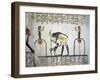 Egypt, Tomb of Ramses VI, Mural Painting from Illustrated Book of the Earth in Burial Chamber-null-Framed Giclee Print