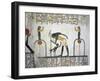 Egypt, Tomb of Ramses VI, Mural Painting from Illustrated Book of the Earth in Burial Chamber-null-Framed Giclee Print