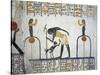 Egypt, Tomb of Ramses VI, Mural Painting from Illustrated Book of the Earth in Burial Chamber-null-Stretched Canvas