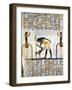 Egypt, Tomb of Ramses VI, Mural Painting from Illustrated Book of the Earth in Burial Chamber-null-Framed Giclee Print