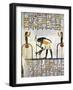 Egypt, Tomb of Ramses VI, Mural Painting from Illustrated Book of the Earth in Burial Chamber-null-Framed Giclee Print