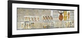 Egypt, Tomb of Ramses VI, Mural Painting from Illustrated Book of the Earth-null-Framed Giclee Print